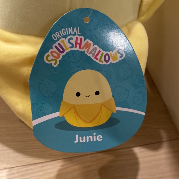 Squishmallow Junie the Banana 7” NWT HTF - Picture 2 of 3